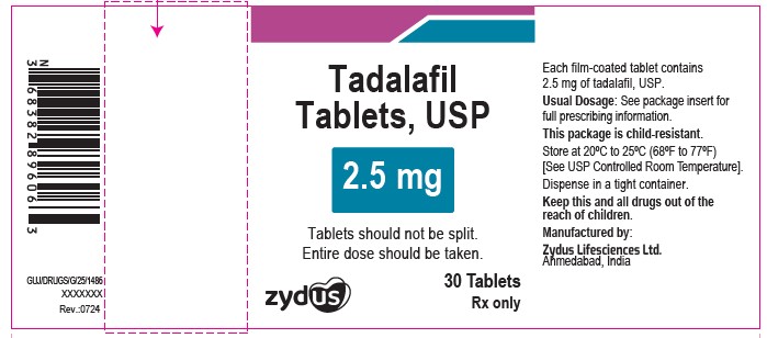 Pill image for Tadalafil Tablets