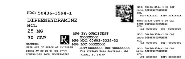 Pill image for Diphenhydramine Hydrochloride Capsules, Usp 25mg