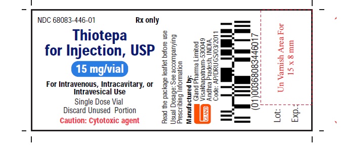 Pill image for These Highlights Do Not Include All The Information Needed To Use Thiotepa For Injection Safely And Effectively. See Full Prescribing Information For Thiotepa For Injection.
