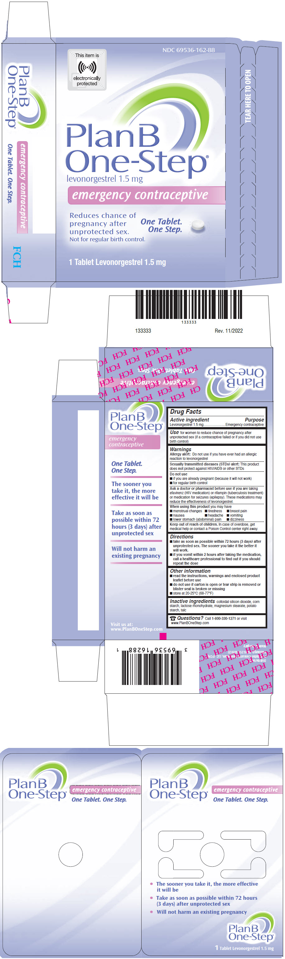 Pill image for Plan B One-step®