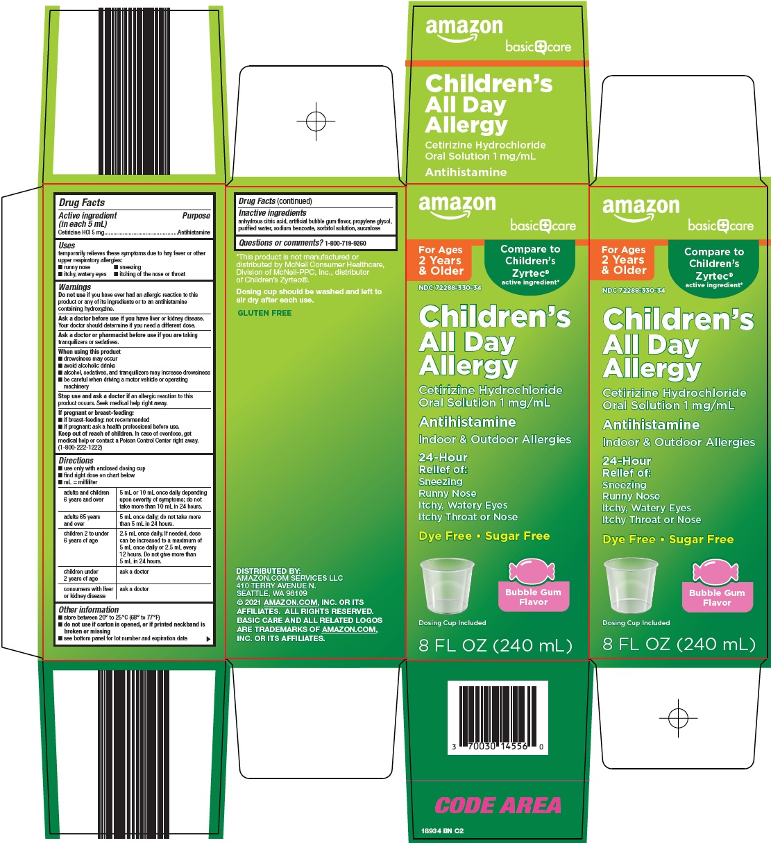 Pill image for Amazon Children’s All Day Allergy Drug Facts