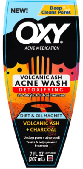 Pill image for drug facts - oxy volcanic ash acne face wash