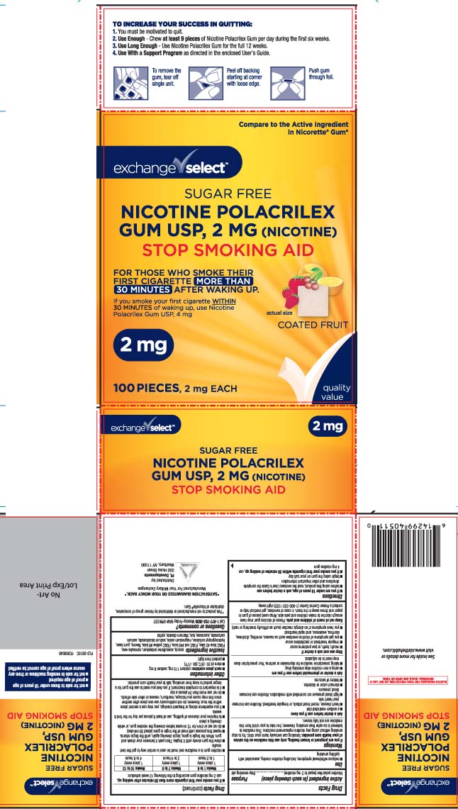 Pill image for Nicotine Polacrilex Gum Coated Fruit 2mg And 4 Mg