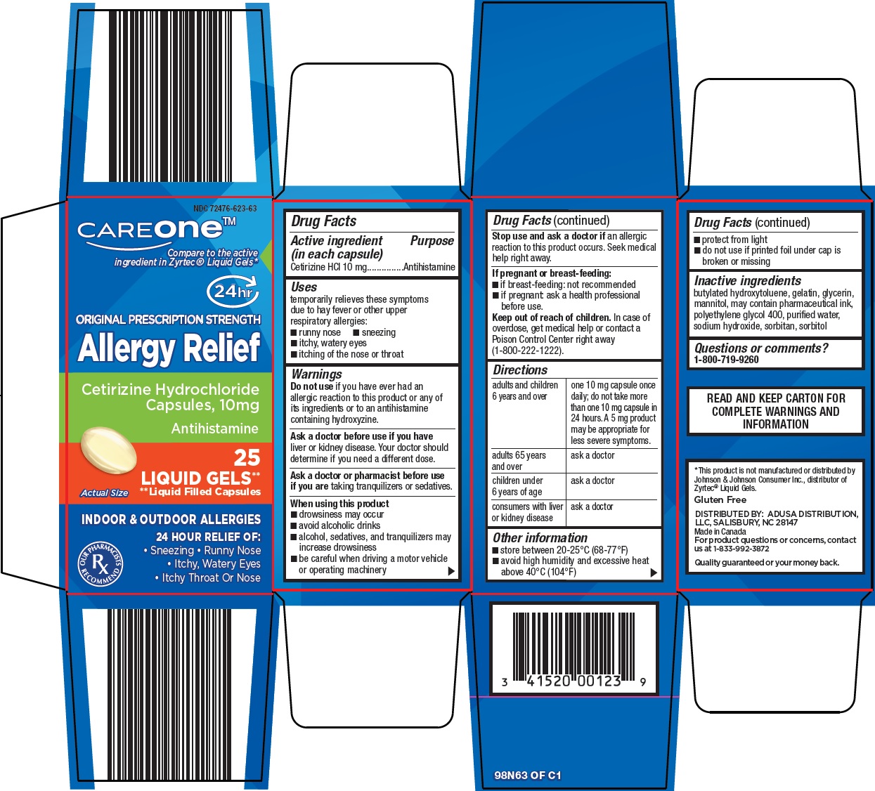 Pill image for Retail Business Services, Llc. Allergy Relief Drug Facts