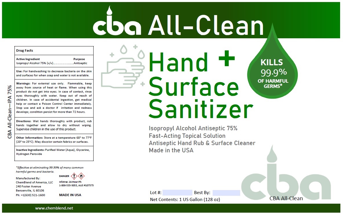 Pill image for Cba All-clean Hand + Surface Sanitizer