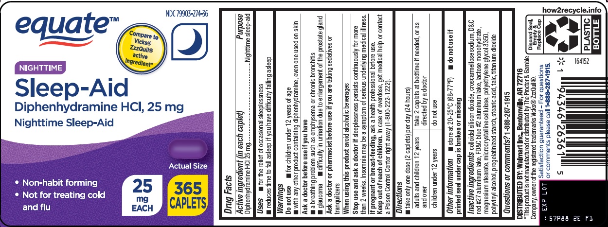Pill image for Wal-mart Nighttime Sleep-aid Drug Facts