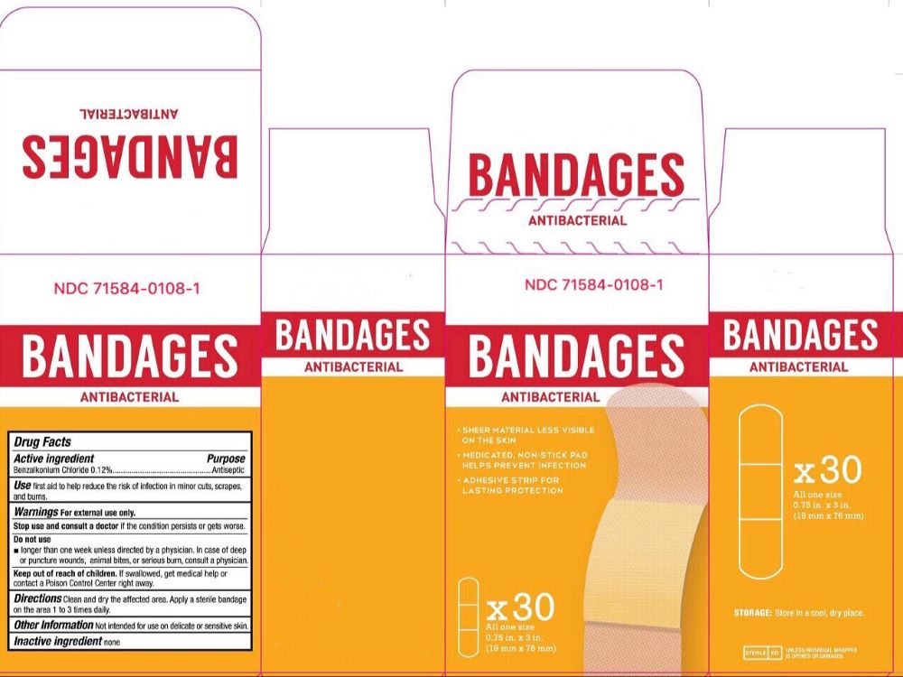 Pill image for Antibacterial Bandages
