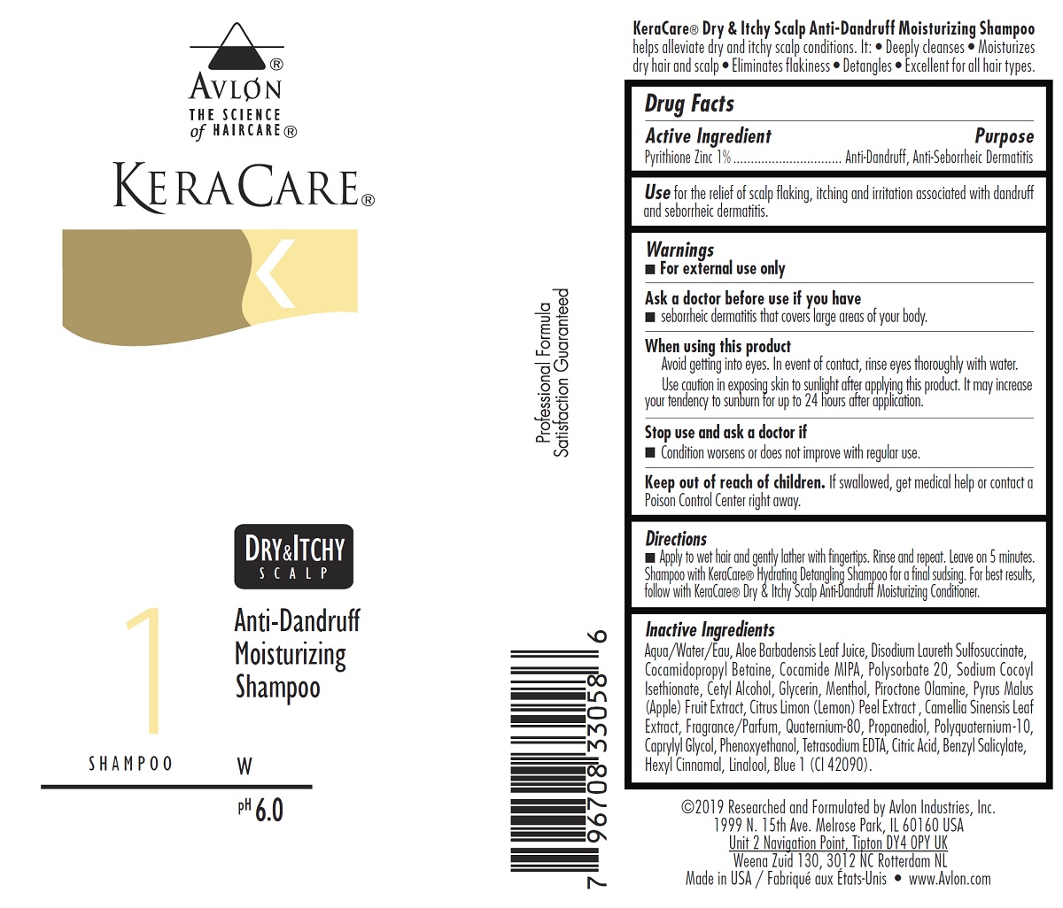 Pill image for Keracare Dry And Itchy Scalp Anti-dandruff Moisturizing Shampoo