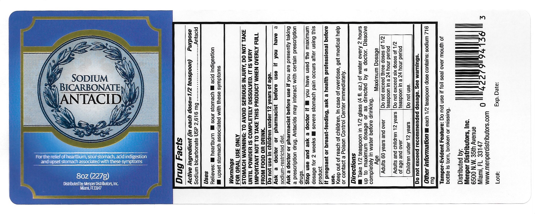 Pill image for Sodium Bicarbonate Antacid