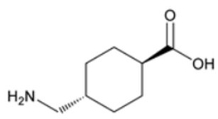Pill image for these highlights do not include all the information needed to use tranexamic acid injection safely and effectively. see full prescribing information for tranexamic acid injection.