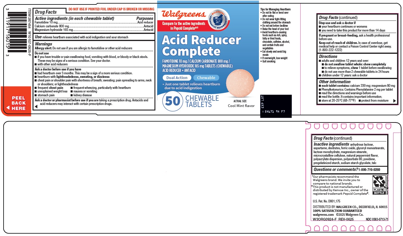 Pill image for Walgreen Co. Acid Reducer Complete Drug Facts