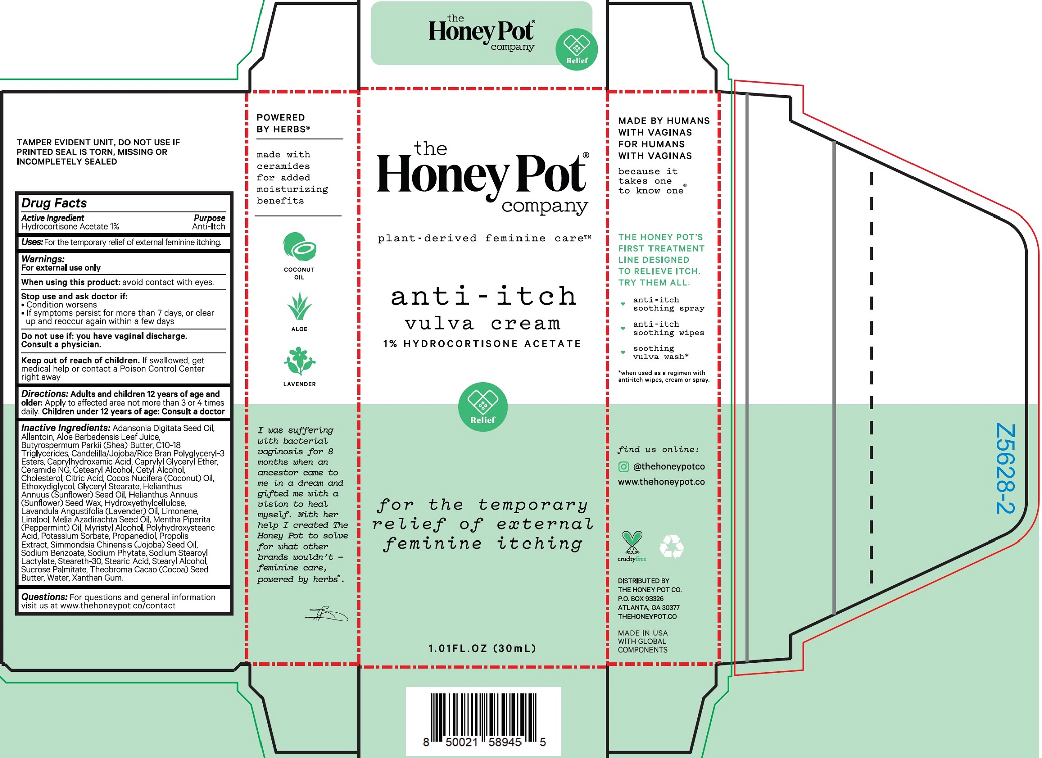 Pill image for Anti-itch Vulva Cream 1 % Hydrocortisone Acetate