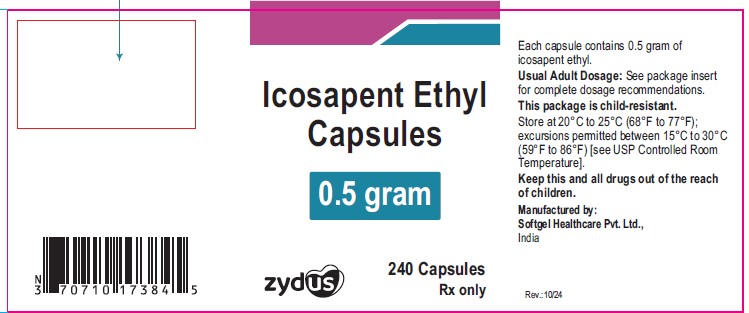 Pill image for Icosapent Ethyl Capsules, For Oral Use