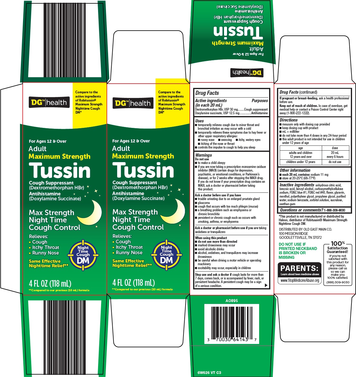 Pill image for Dolgencorp, Llc Tussin Drug Facts