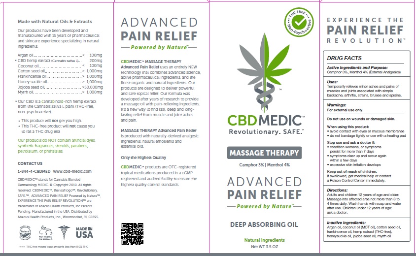 Pill image for Cbdmedic Massage Therapy Pain Relief