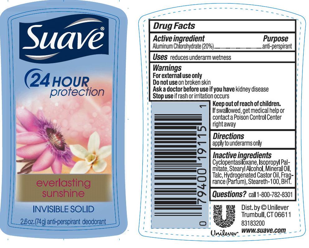 Pill image for Suave Everlasting Sunshine Antiperspirant And Deodorant