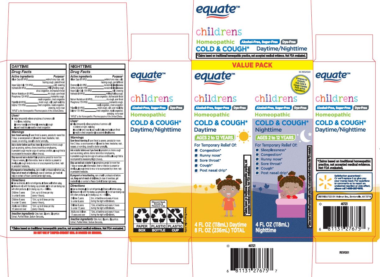 Pill image for Equate Children’s Cold & Cough Day & Night Value Pack