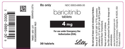 Pill image for Baricitinib Tablets, For Oral Use