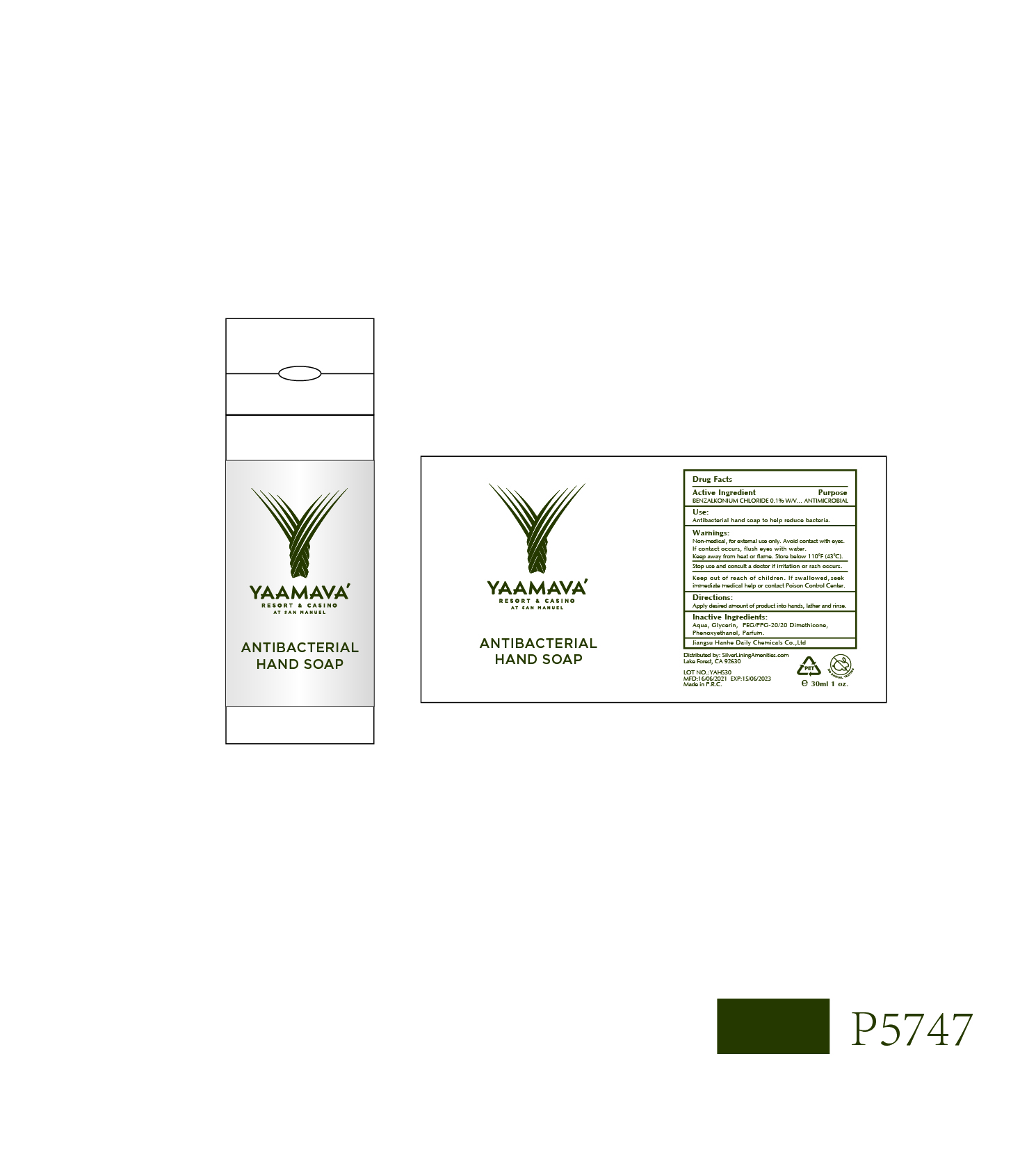 Pill image for 73027-218 yaamava hand soap