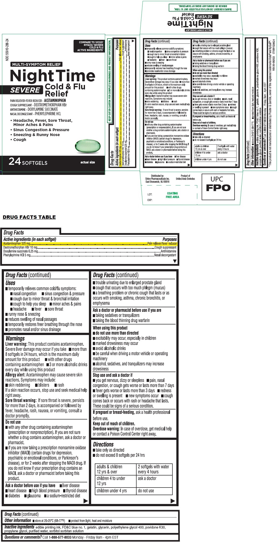 Pill image for Nighttime severe