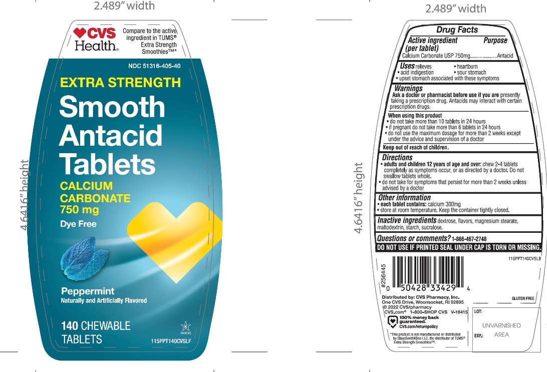 Pill image for Cvs Extra Strength Smooth Antacid 140 Chewable Tablets