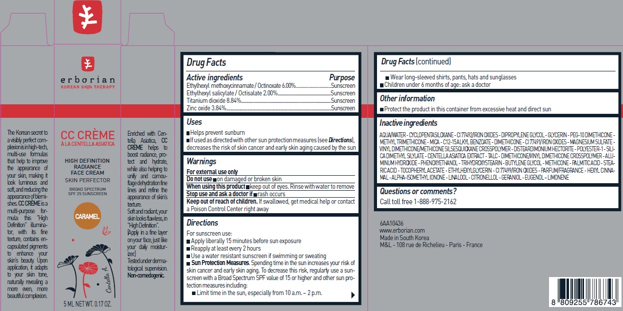 Pill image for Erborian - Cc Creme High Definition Spf 25 Caramel