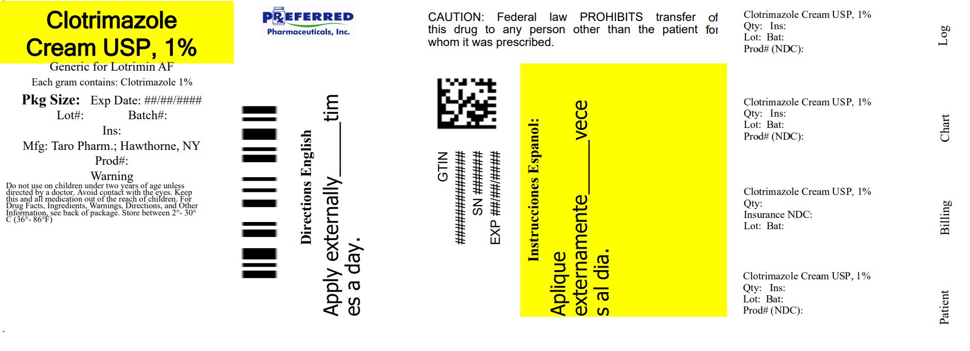 Pill image for Clotrimazole Cream Usp,1%