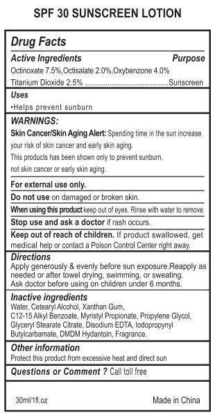 Pill image for spf 30 sunscreen lotion