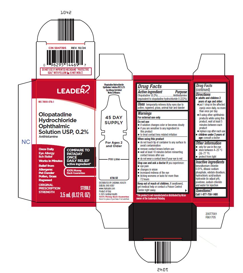 Pill image for Leader Olopatadine Hydrochloride Ophthalmic Solution Usp, 0.2%