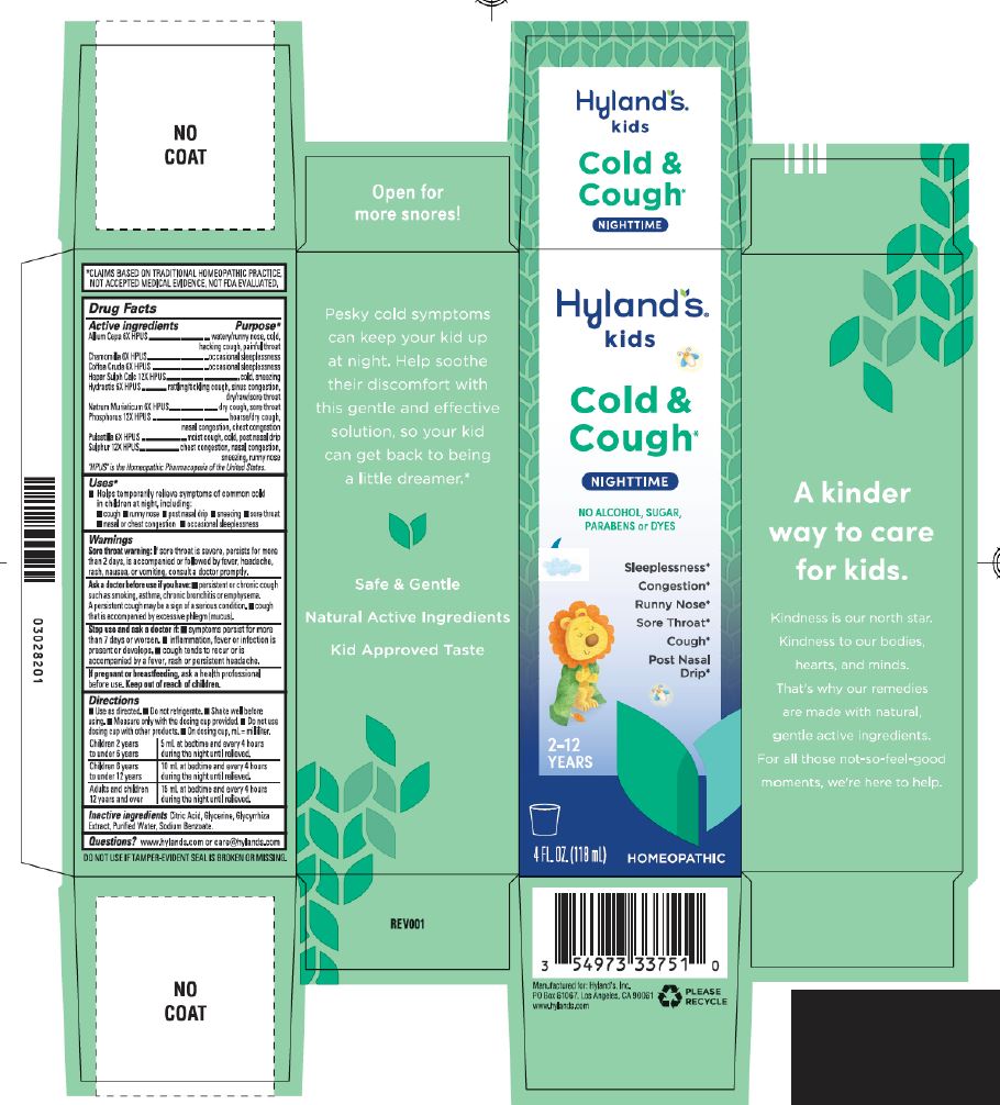 Pill image for Hyland's Naturals Kids Cold & Cough Nighttime