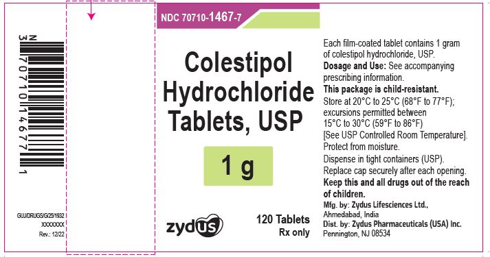 Pill image for Colestipol Hydrochloride Tablets, Usp