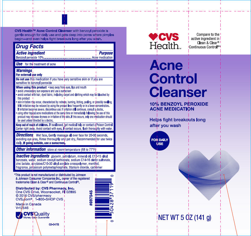 Pill image for Cvs Health Acne Control Cleanser