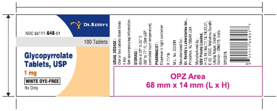 Pill image for Glycopyrrolate Tablets