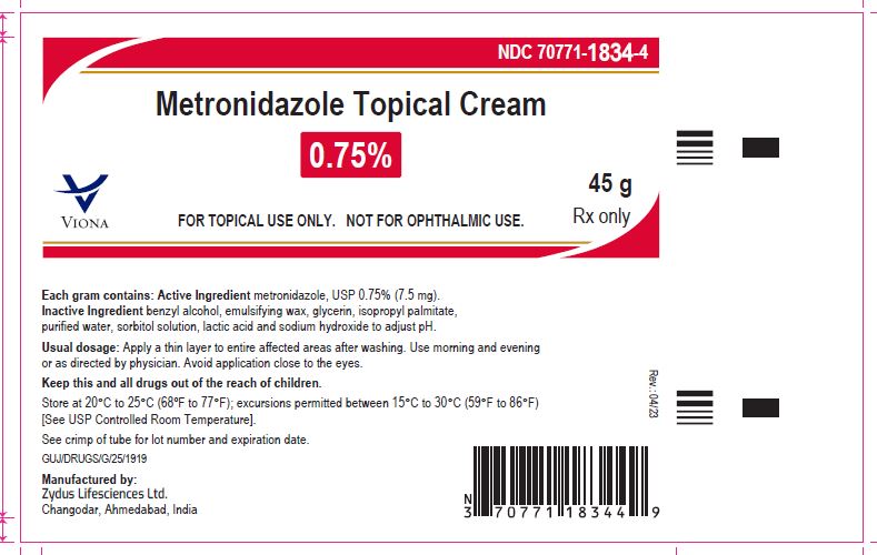 Pill image for Metronidazole Topical Cream, 0.75%