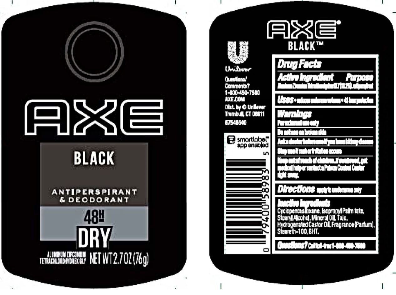 Pill image for Axe Black 48h Dry Antiperspirant And Deodorant