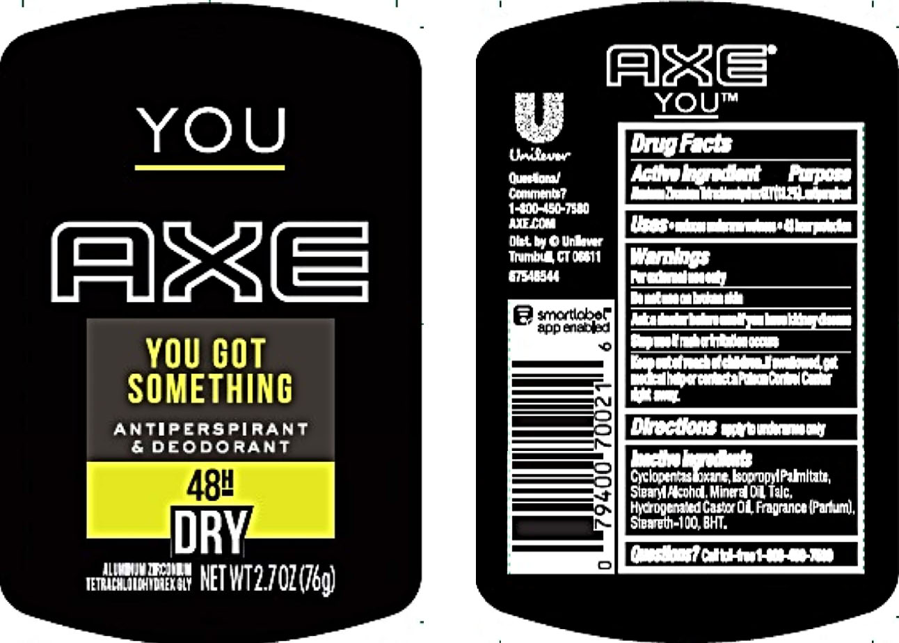 Pill image for Axe You Got Something 48h Dry Antiperspirant And Deodorant