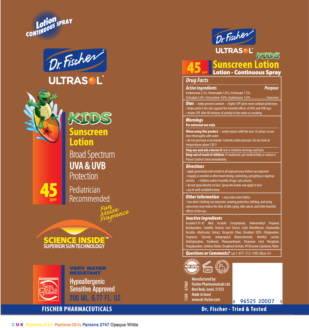 Pill image for Dr. Fischer Ultrasol Kids Sunscreen Lotion Continuous Spray Spf45