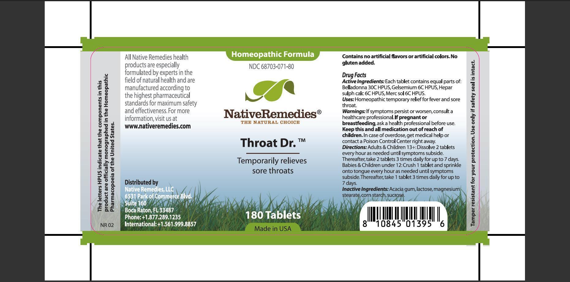 Pill image for Throat Dr.