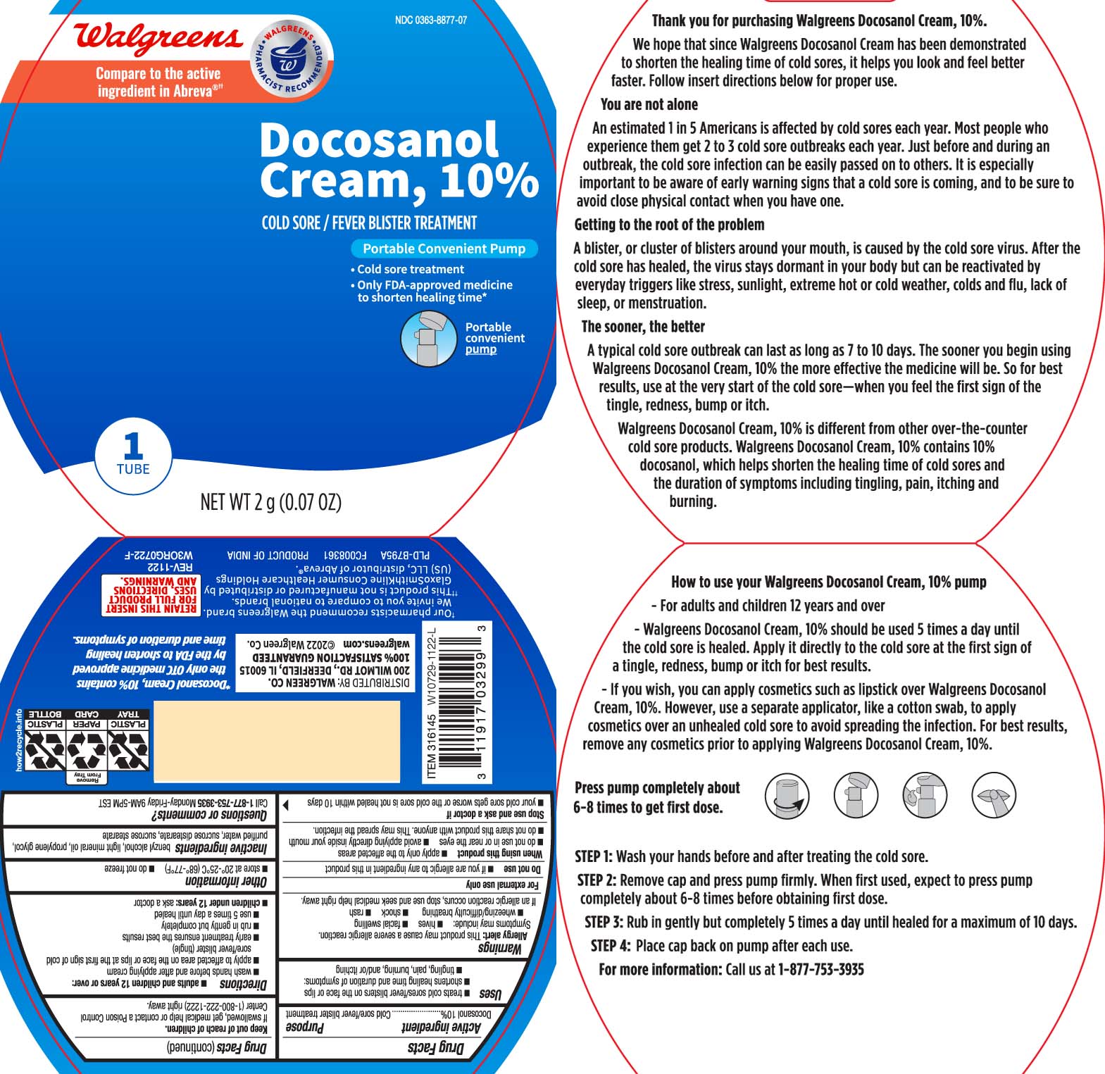 Pill image for Docosanol Cream, 10%