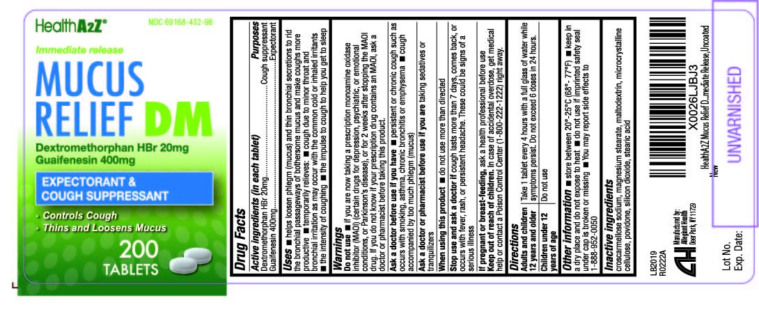 Pill image for 432 - Mucus Relief Dm