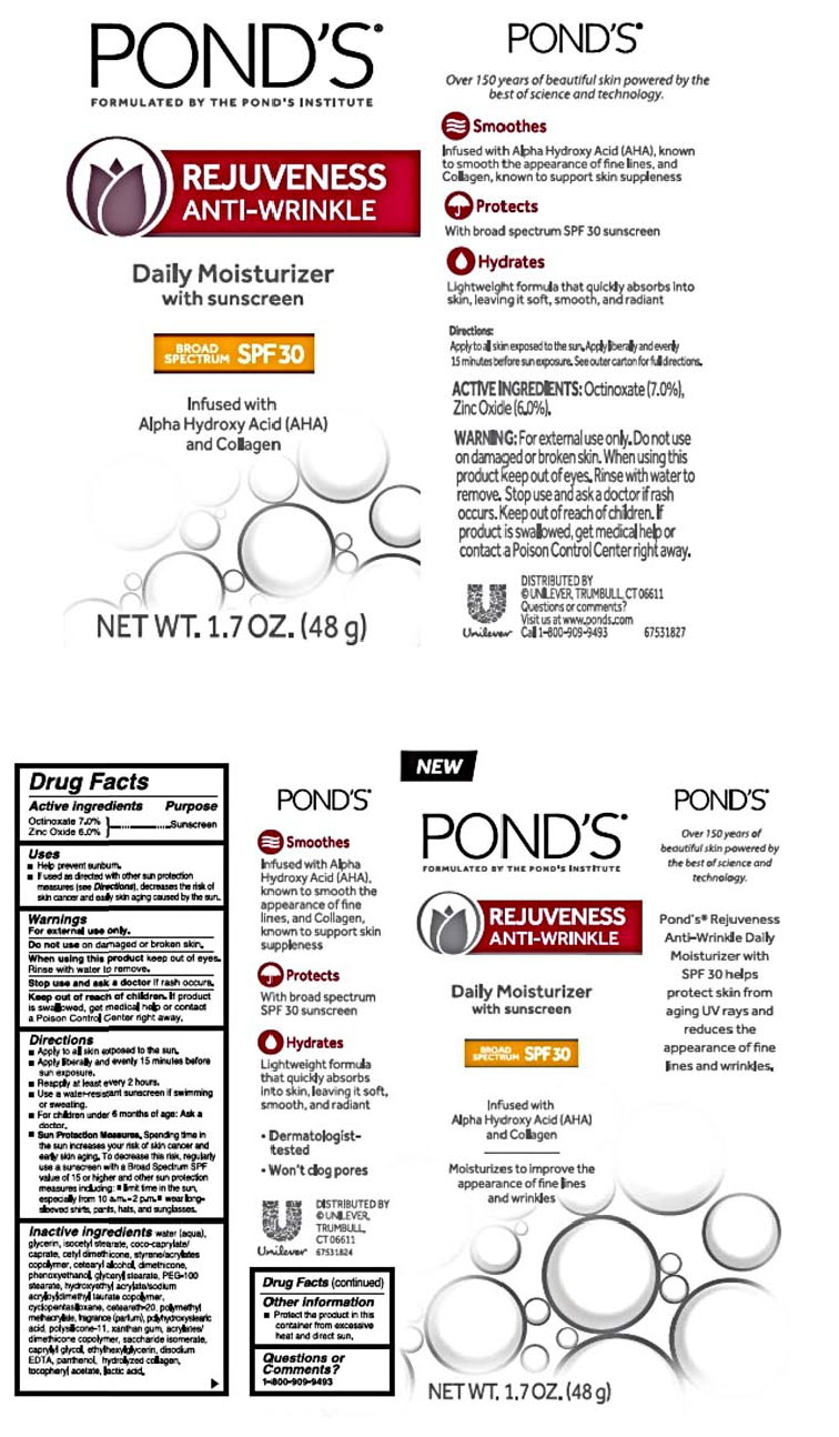 Pill image for pond's rejuveness anti-wrinkle daily moisturizer with sunscreen spf 30