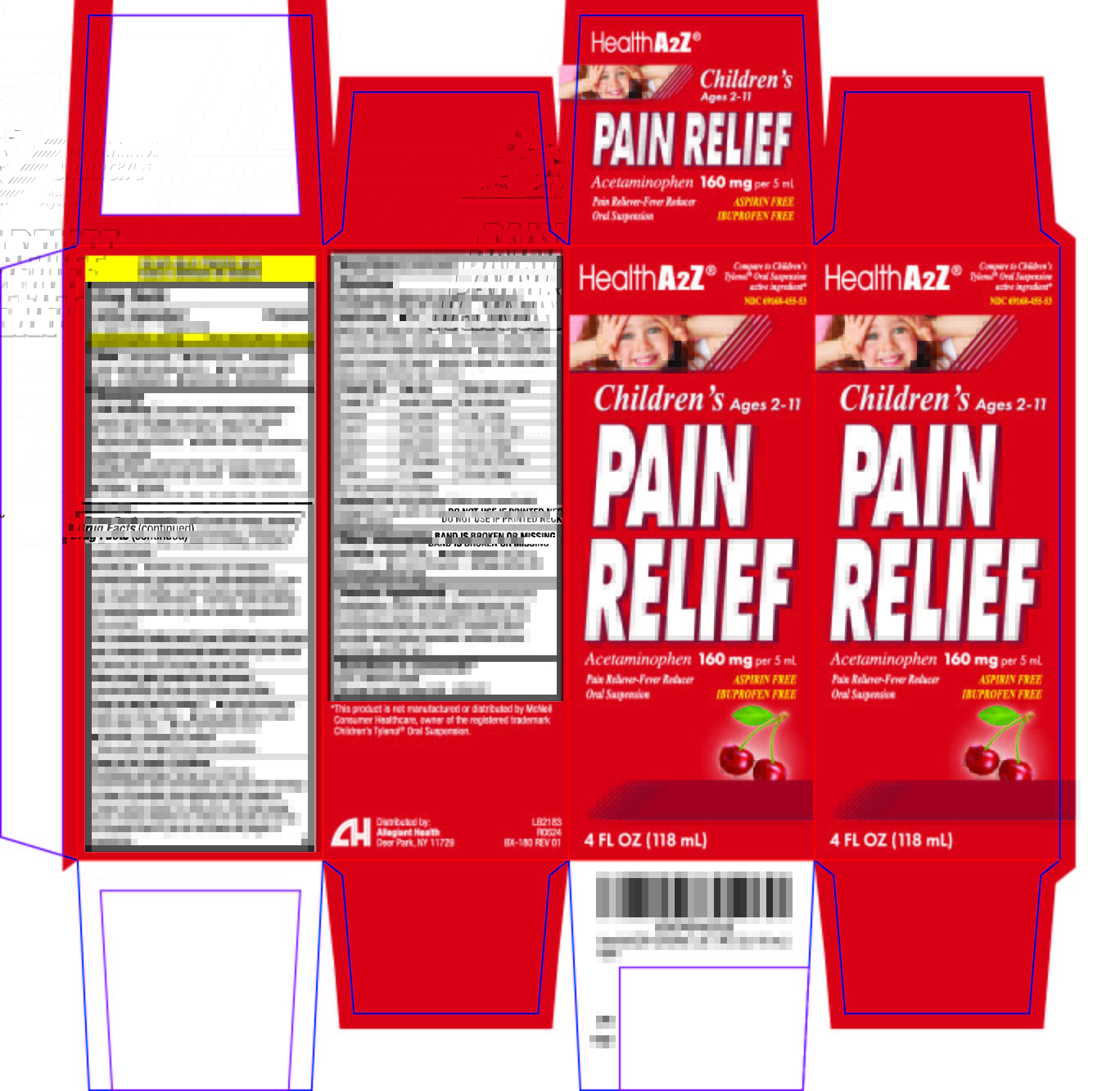 Pill image for 455 - Children Pain Relief Oral Suspension