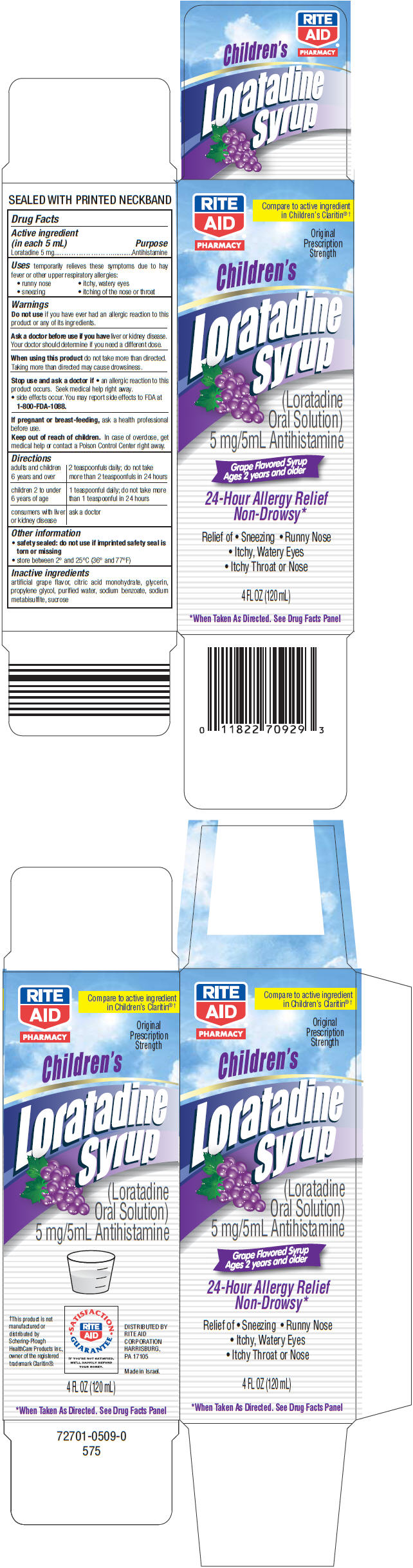 Pill image for children's loratadine syrup