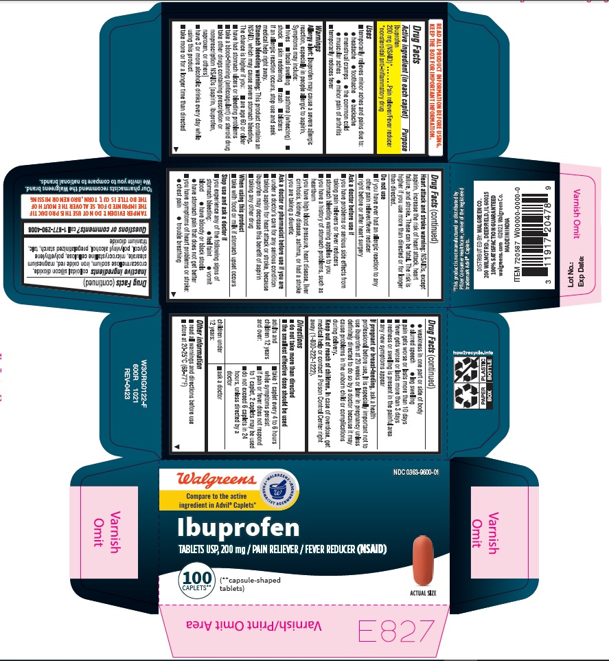 Pill image for Walgreens Ibuprofen 200 Mg Tablets - Brown Caplets