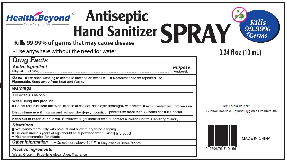 Pill image for Health & Beyond Antiseptic Hand Sanitizer Spray