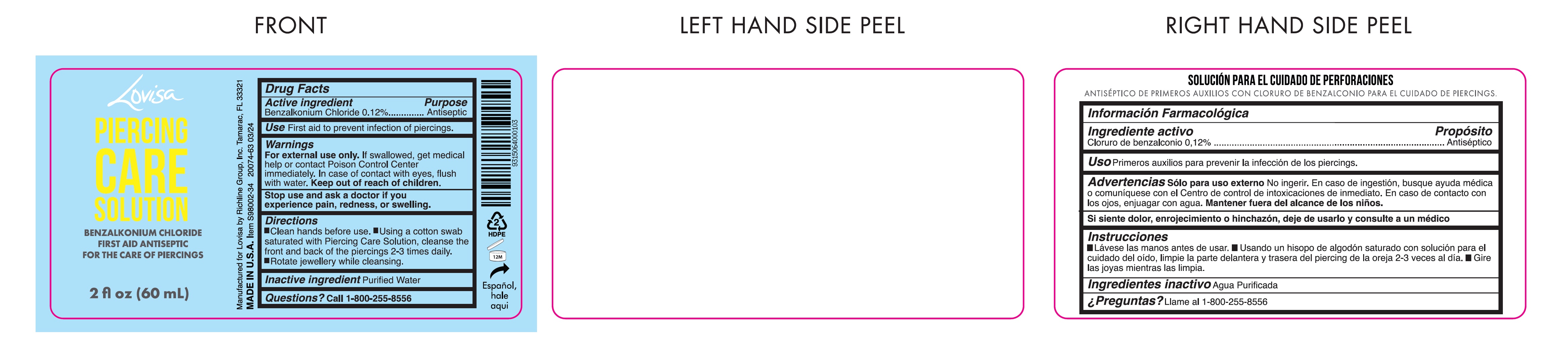 Pill image for Lovisa Piercing Care Solution