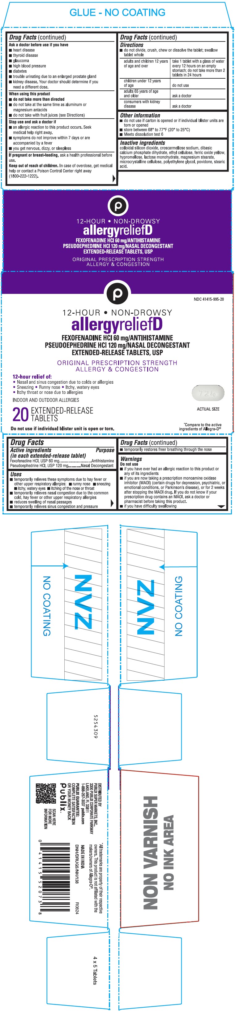 Pill image for Fexofenadine Hydrochloride And Pseudoephedrine Hydrochloride
