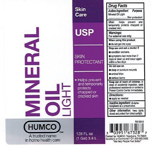 Pill image for Humco Mineral Oil Usp Light