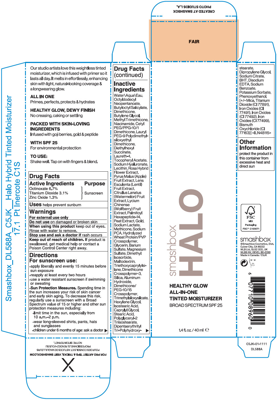 Pill image for Smashbox Halo Healthy Glow All-in-one Tinted Moisturizer Broad Spectrum Spf 25