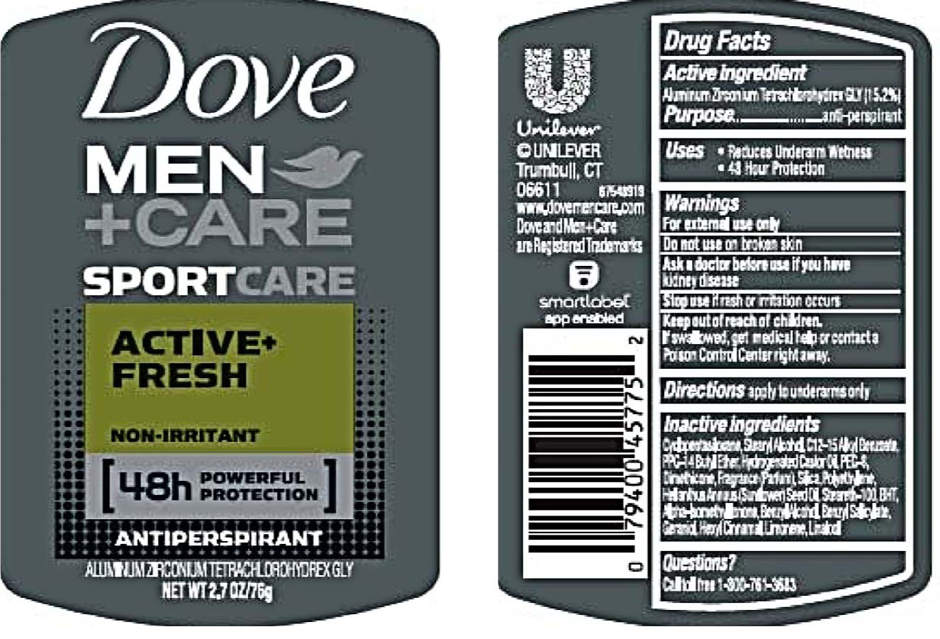 Pill image for Dove Men Plus Care Sportcare Active + Fresh 48h Antiperspirant